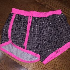 Black & Pink Athletic Shorts